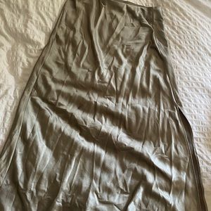 dynamite silk maxi skirt